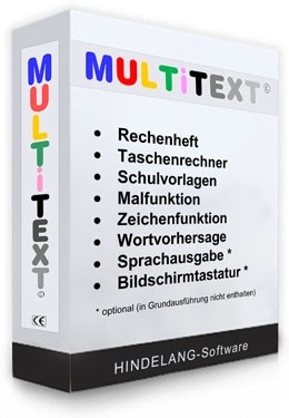 Multitext mit Sprachausgabe und Bildschirmtastatur | Schul-Lizenz