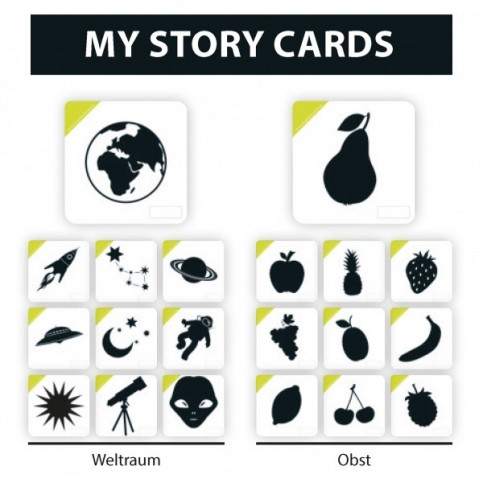 My Story Cards - Erweiterung Weltraum/Obst