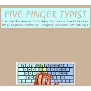Five Finger Typist Schreib-Lehrgang