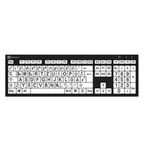 LogicKeyboard Large Print Tastatur mit weißen Tasten