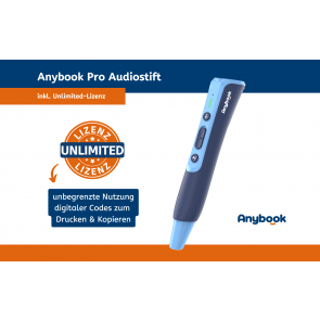 Anybook Pro Audiostift mit Unlimited Lizenz