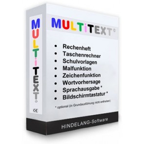 Multitext mit Sprachausgabe und Bildschirmtastatur | Einzelplatz-Lizenz