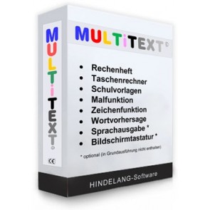 Multitext ohne Sprachausgabe | Schul-Lizenz